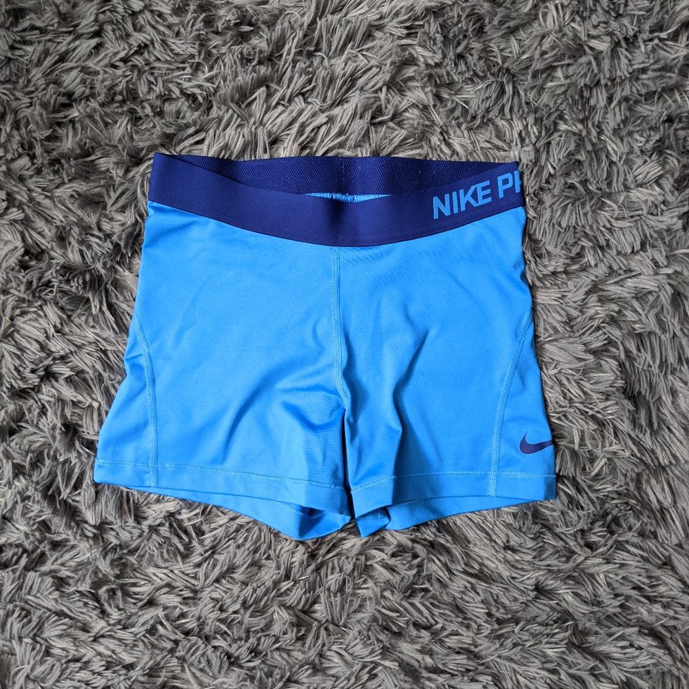 Nike Pro Blue Spandex